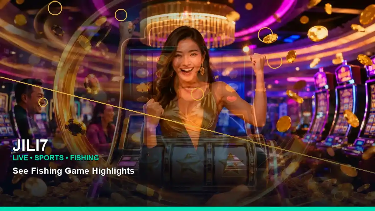 JILI7 European roulette guide information for Philippine users, paired with a close-up view of luxury online slot gameplay