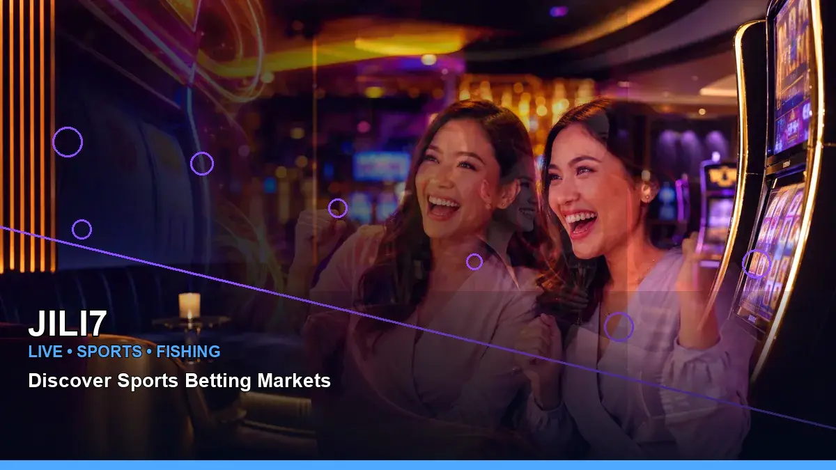 JILI7 live casino imagery with a professional adult presenter and a panoramic game layout